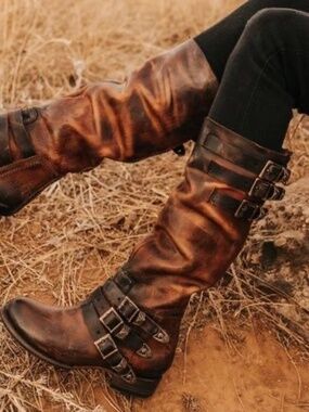 Freebird by Steven Raylene Retired Style Knee-High Boots EUC sz 6